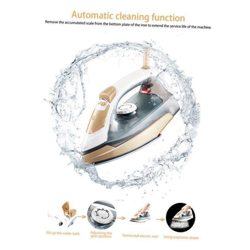 Electric iron Ceramic steam iron clothes Nonstick Soleplate