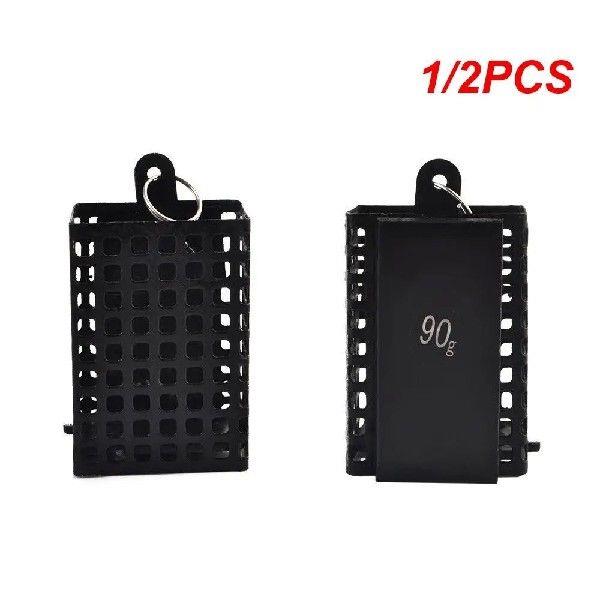 1/2PCS Fishing Nest Beater Iron Bait Cage Feeder Bait