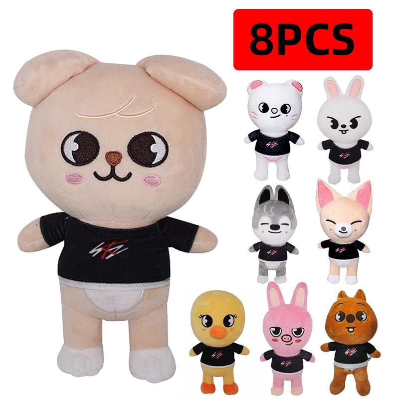 20cm Skzoo Plush Toys Stray Kids Cartoon Stuffed Animal Plus