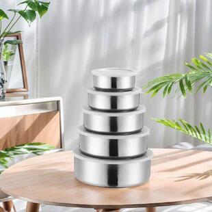 Stainless Steel Food Container Lunch Storage Box with Lid