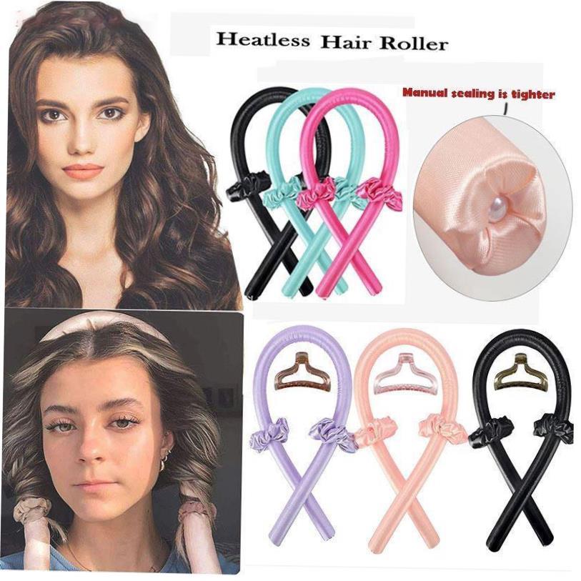 Heatless Hair Curlers Curling Iron Headband Lazy Curler Silk