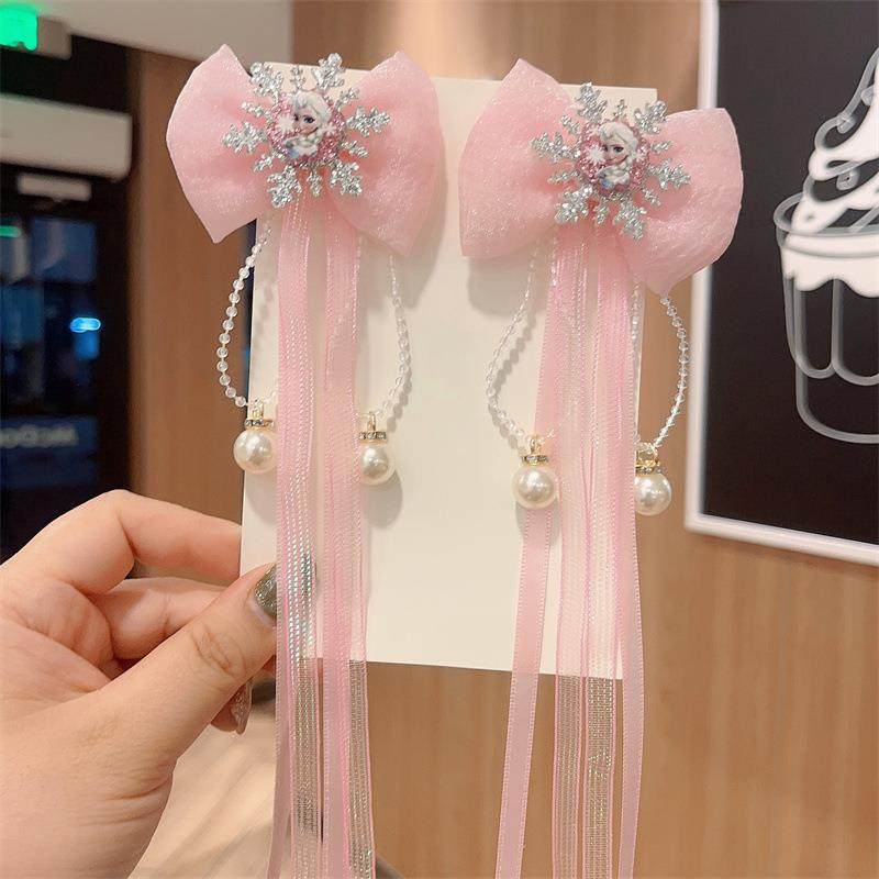 Princess hair accessory bow clip set hair clip发夹