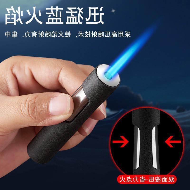Double sided press lighter inflation windproof direct impact