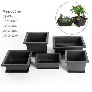 Plastic Nursery Balcony Planter Plant Bowl Bonsai Flower