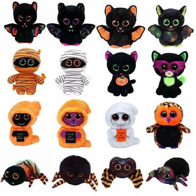 Halloween Big Eyes Plush Toy Ghost Mummy Spider Bat Doll Do