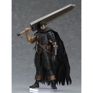 Berserk Guts Assembly PVC Action Figure Anime Black Swordsma