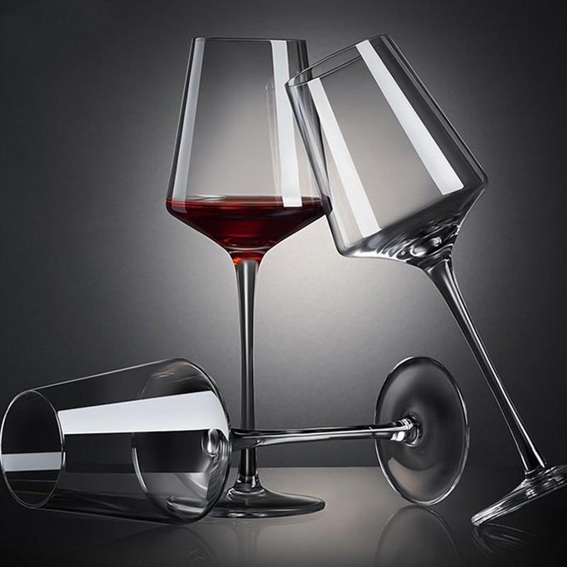 Crystal red wine glass set elegant wine glasses Goblet红酒杯