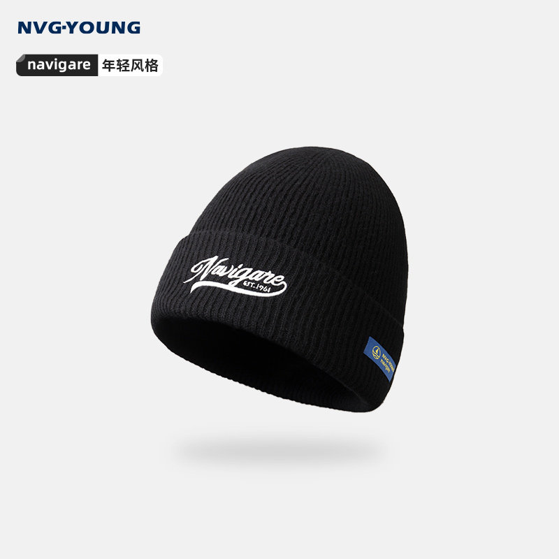[纯羊毛]NAVIGARE意大利小帆黑色针织帽毛线男冬季新款保暖帽子,服饰配件/皮带/帽子/围巾,帽子,淘宝优惠券,粉丝福利购,淘宝优惠卷