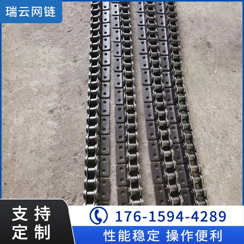 不锈钢传动滚子输送链耐磨耐高温大节距异型链条单双排碳钢链条
