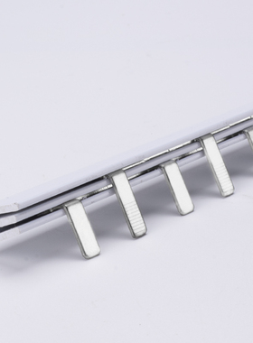 c45空气开关2P紫铜汇流排32A 40A 63A导轨漏电断路器接线汇流铜排