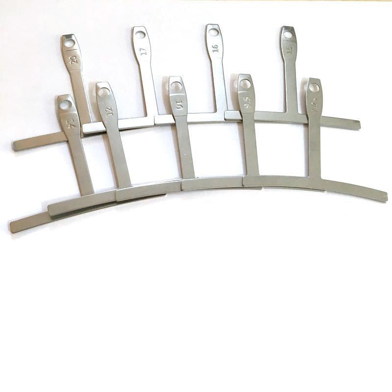 吉他T型尺9件套 品丝弧度尺测量工具电木吉他琴颈指板卡量尺T型尺