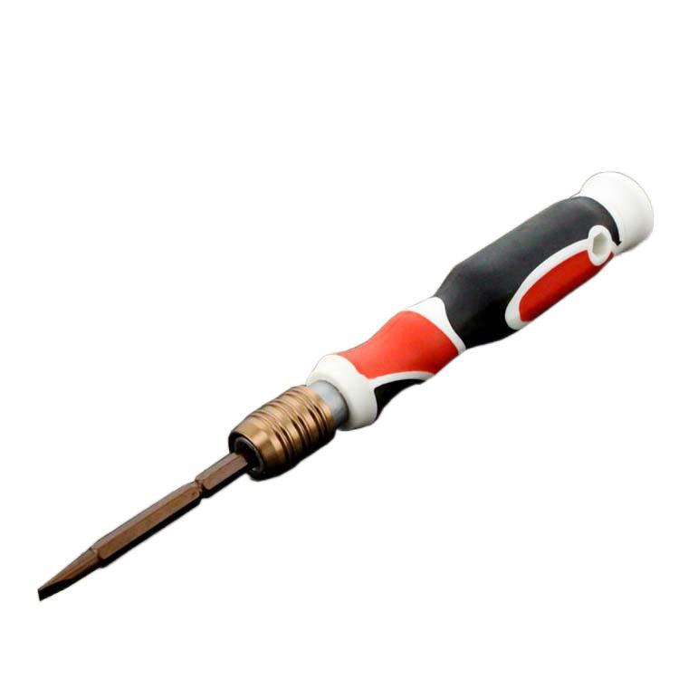 两用伸缩螺丝刀4mm一/十字S2双头批强磁快换旋帽包胶防滑京剧脸谱