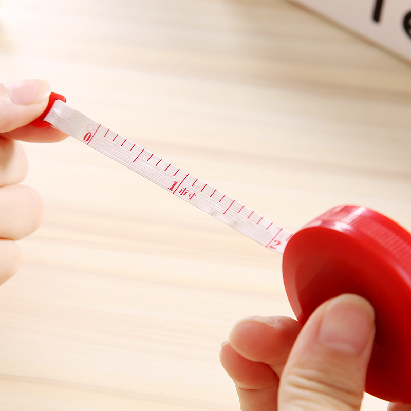 迷你小皮尺卷尺裁缝量尺量衣尺米尺身高软尺工具腰围尺子量三围尺
