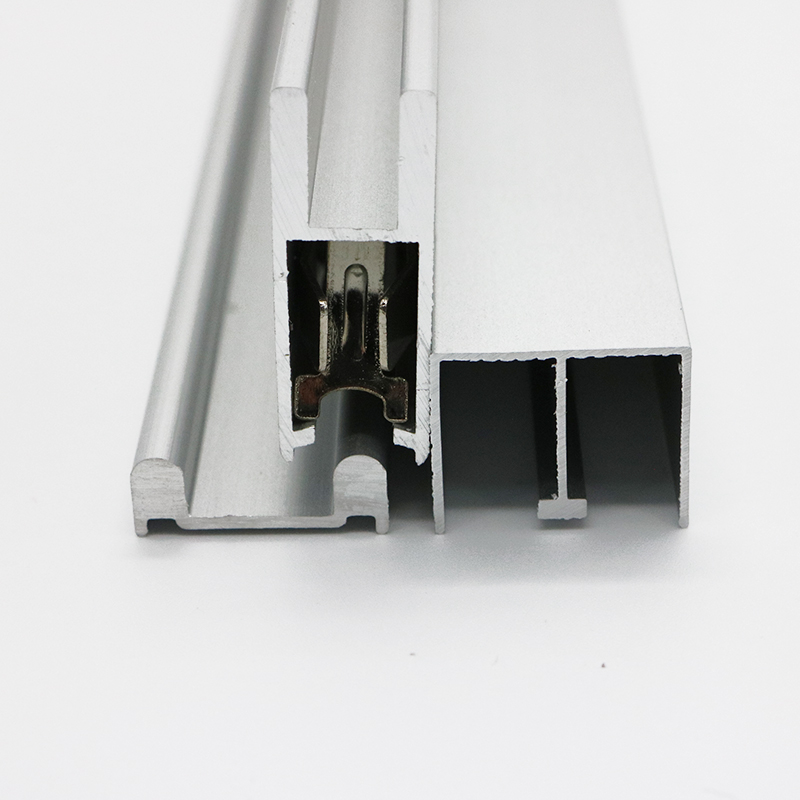 5mm三件套 玻璃移门轨道 玻璃橱门轨道 展示柜静音滑道滑槽 滑轮