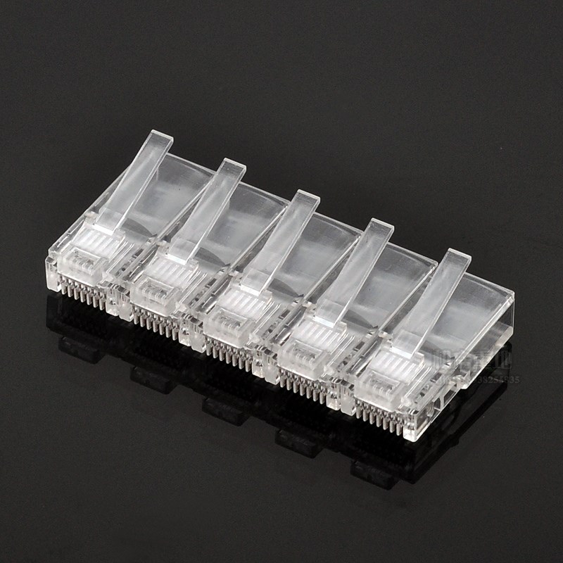 特制加长8P8C网络水晶头RJ45 CAT5e特长 网线接头超五类水晶头
