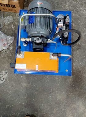 电机1.5KW/VP20叶片泵风冷AH0608一路电磁阀数控加工Z中心液压站