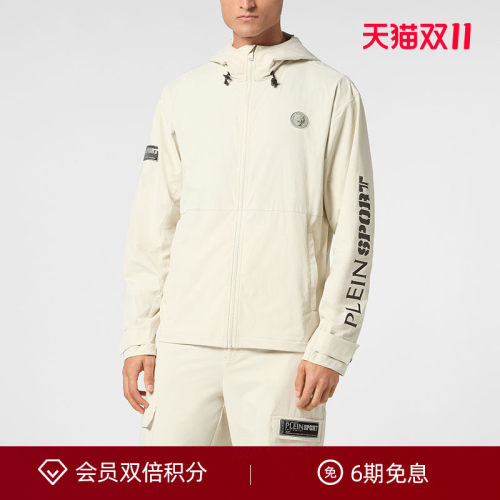 PHILIPP PLEIN 26年秋季男士经典Scratch长袖夹克外套PLEINSPORT