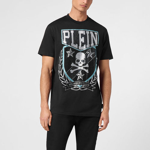 PHILIPP PLEIN 男士Skull&Bones短袖圆领T恤