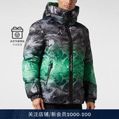 PHILIPP PLEINSPORT 霓虹亚马逊迷彩保暖加厚夹克外套 PLEIN 男士