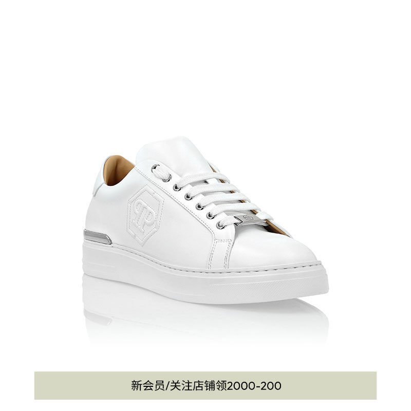 PHILIPP PLEIN 2025年男女同款Hexagon低帮板鞋运动鞋