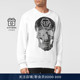 男士 PHILIPP PLEIN 骷髅图案圆领卫衣