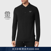 polo衫 PHILIPP PLEIN徽标修身 长袖 PLEIN 男士