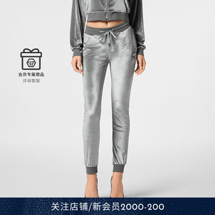 徽标Skull绒面束脚运动裤 女士经典 PLEIN PHILIPP