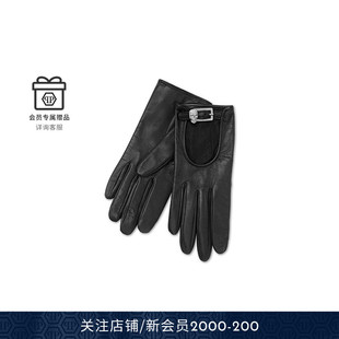 PHILIPP 女士Skull皮革手套 PLEIN