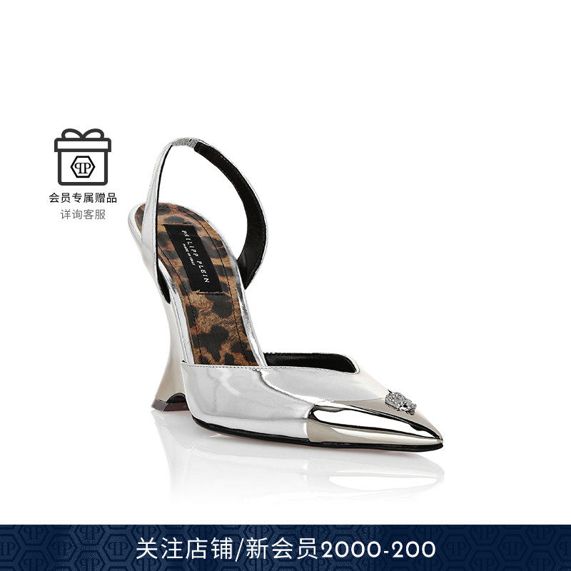 PHILIPP PLEIN 女士镜面皮革高跟鞋