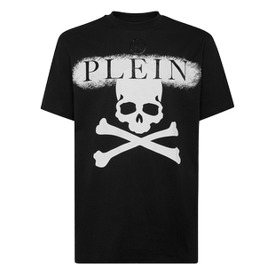PHILIPP PLEIN 男士骷髅图案短袖圆领T恤