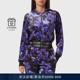 女士休花卉短款 PHILIPP PLEIN 连帽拉链卫衣