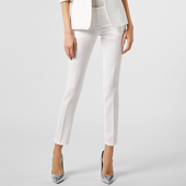 PHILIPP 九分西裤 PLEIN西裤 女士单色修身