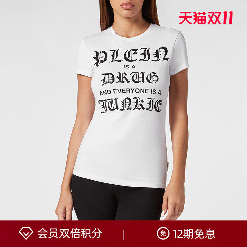 PHILIPP PLEIN 女士Sexy Pure短袖T恤