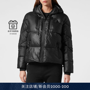 PLEINSPORT外套秋冬 女士PLEINSPORT连帽加厚夹克 PHILIPP PLEIN