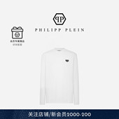 PHILIPP T恤 圆领长袖 PLEIN 男士