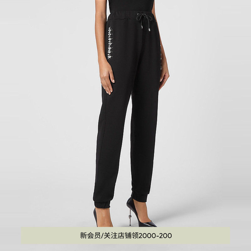 PHILIPP PLEIN 女士Iconic Plein束脚运动裤