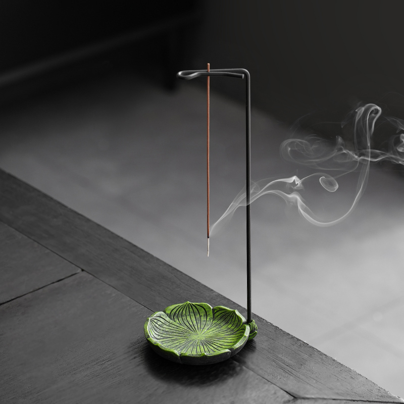 线香炉家用室内檀香沉香香薰炉倒挂香架高档香插香座禅意熏香摆件