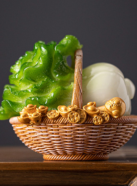 白菜创意变色茶宠精品功夫茶具