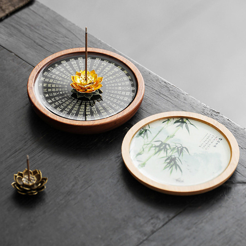 禅意莲花线香插心经文香座香托家用室内小香炉香器茶道檀沉香薰炉,节庆用品/礼品,线香,淘宝优惠券,粉丝福利购,淘宝优惠卷