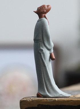 李白人物客厅陶瓷摆件