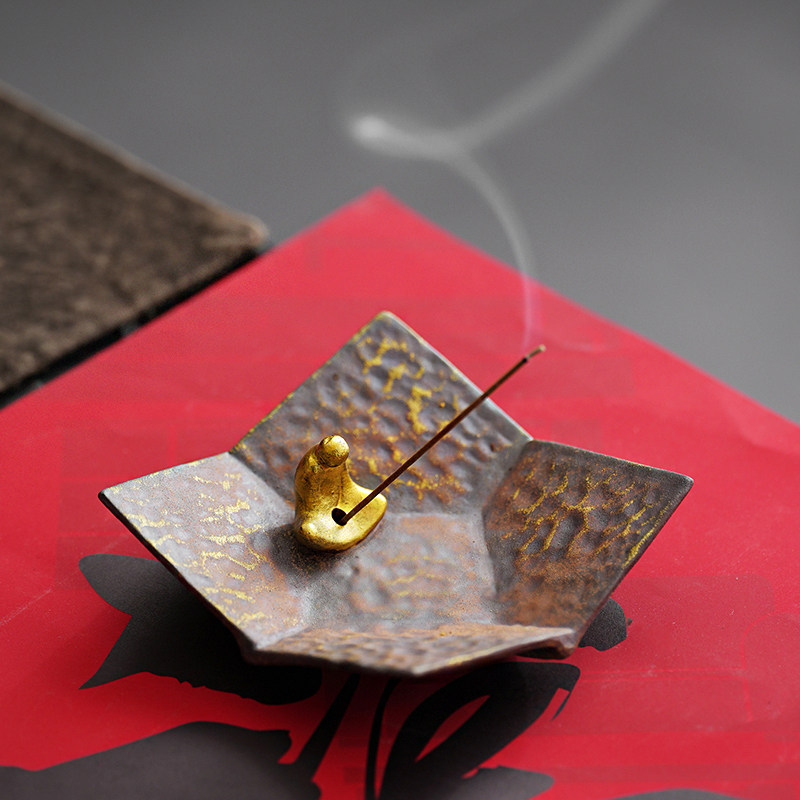 【无相小僧】方隅陶瓷线香炉家用室内茶几香薰炉禅意摆件香托香插,节庆用品/礼品,线香,淘宝优惠券,粉丝福利购,淘宝优惠卷