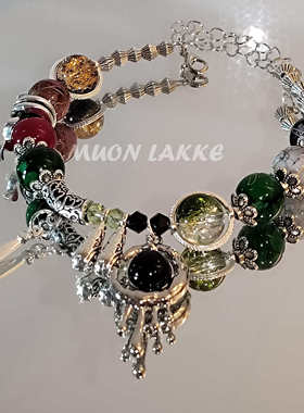MOUN LAKKE/灵蛇转运-原创设计新中式琉璃手链轻奢小众精致手串