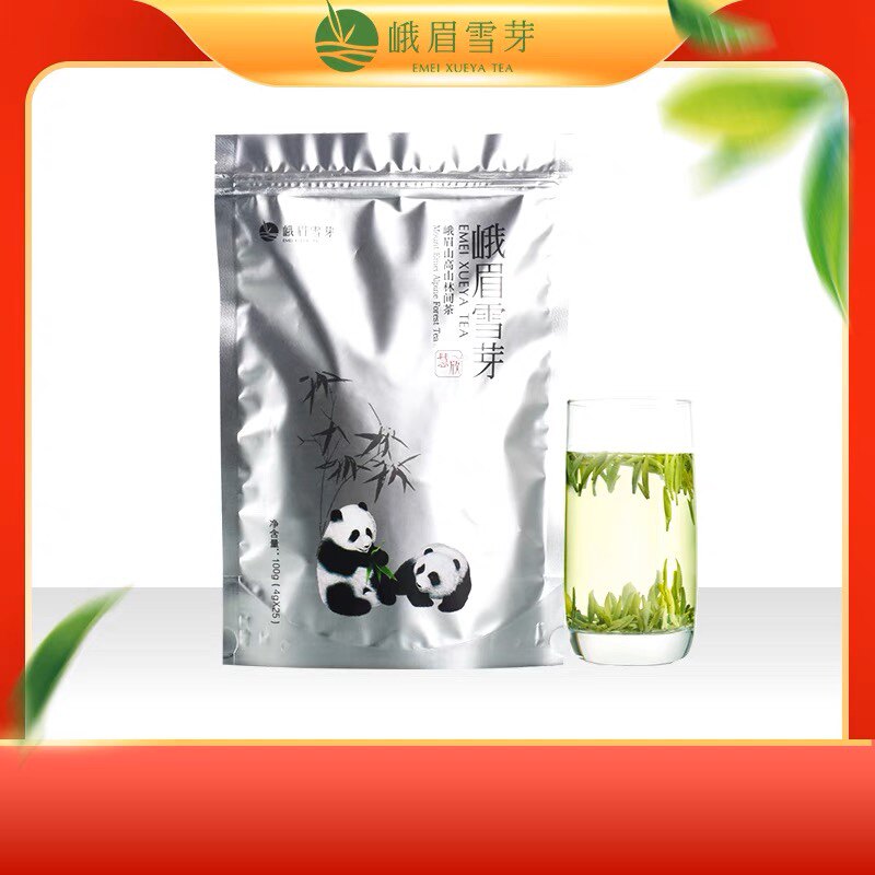 2026年新茶四川特产雀舌峨眉高山明前绿茶慧欣100g袋装竹叶茶青类