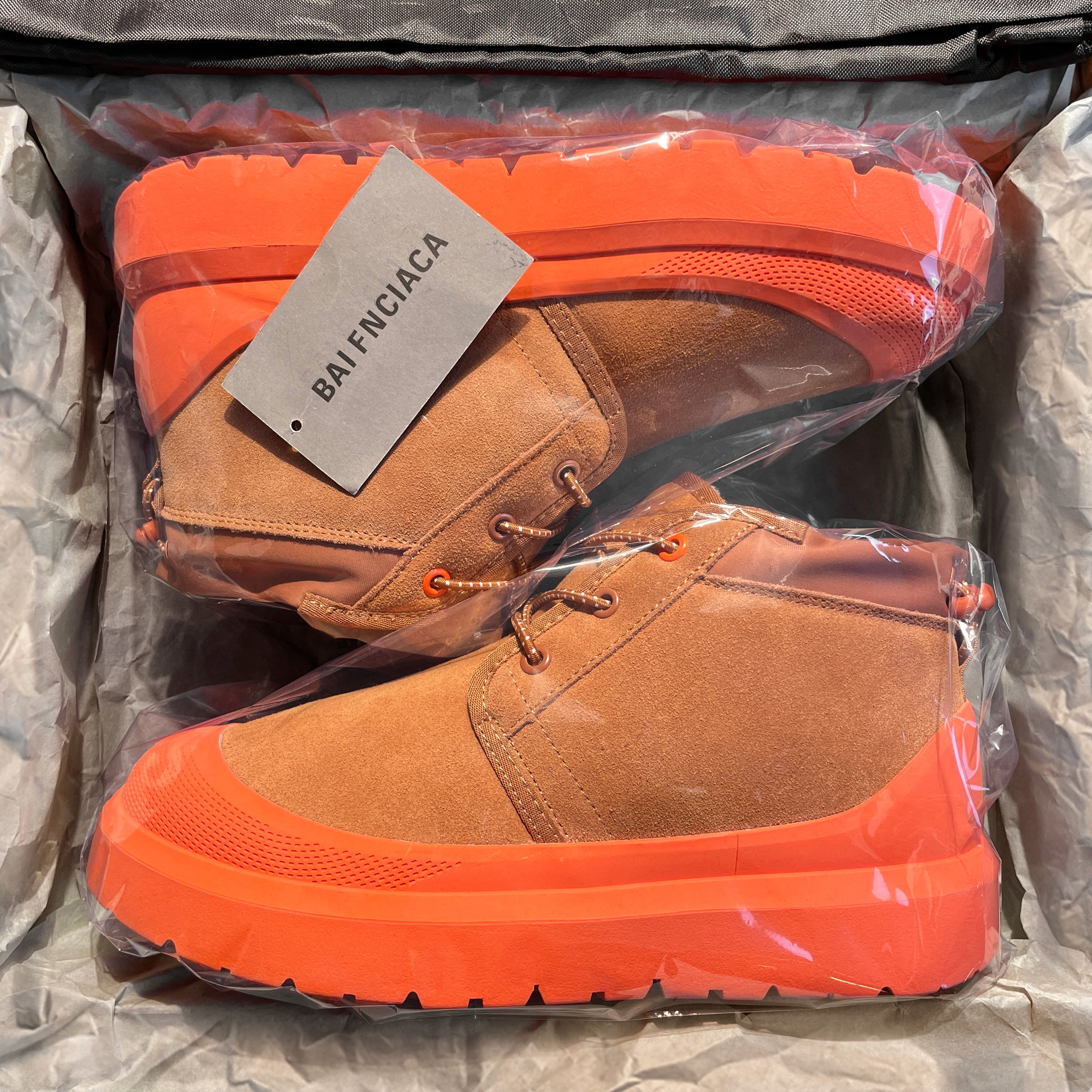 王一博同款橙色塔斯曼雪地靴男女款2025秋冬皮毛一体加绒加厚棉鞋,流行男鞋,时尚雪地靴,淘宝优惠券,粉丝福利购,淘宝优惠卷