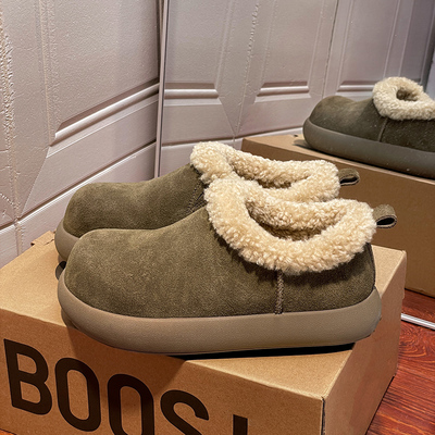 桑坡小土豆卷毛勃肯雪地靴男女