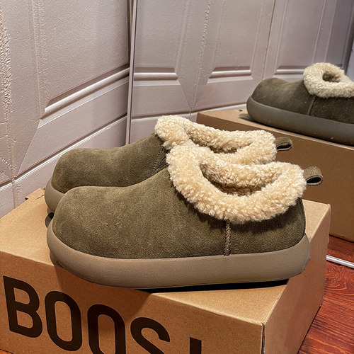 桑坡小土豆卷毛勃肯雪地靴男女