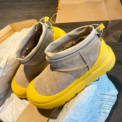 王一博同款雪地靴男女2025秋冬