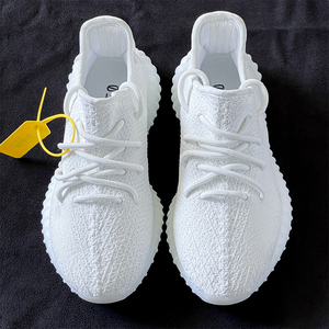 广椰子鞋350官方旗舰店正品白冰淇淋男女夏季og yeezy透气鞋子潮