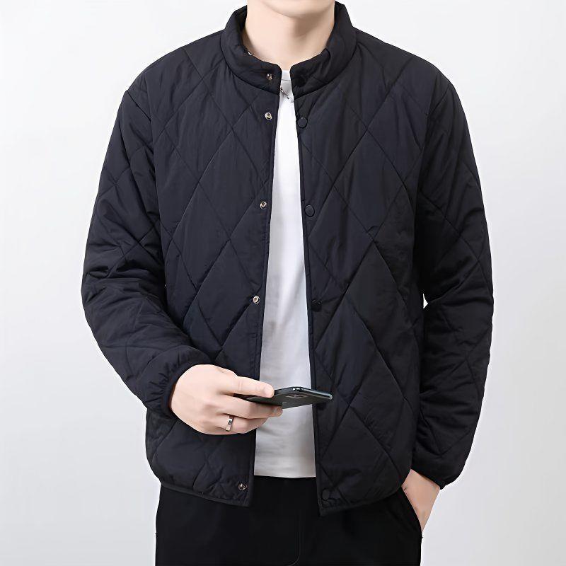 棉衣内胆男冬装外套工作服菱格棉衣加厚秋冬冬季爸爸保暖棉袄棉服