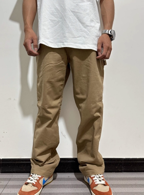 Carhartt 卡哈特B324多口袋斜纹水洗休闲工装裤宽松男直筒长裤